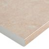 vidaXL k&oslash;kkenbordplade 60x60x2,8 cm sp&aring;nplade marmoreffekt beige