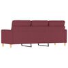 vidaXL 3-personers sofa 180 cm stof vinr&oslash;d