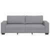 vidaXL 3-personers sofa 220x77x82 cm stof lysegr&aring;