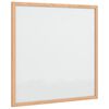 vidaXL magnetisk whiteboardtavle med ramme af massivt fyrretr&aelig; 40x40cm