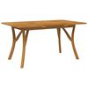 vidaXL havebord 150x90x75 cm massivt akacietr&aelig;