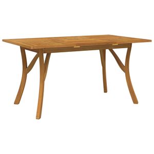 vidaXL havebord 150x90x75 cm massivt akacietr&aelig;