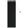 vidaXL Persienner Sort 45 x 130 cm 35 mm Massivt Paulownia Tr&aelig;