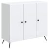 vidaXL Sideboard Hvid 89 x 34,5 x 80 cm Konstrueret tr&aelig;