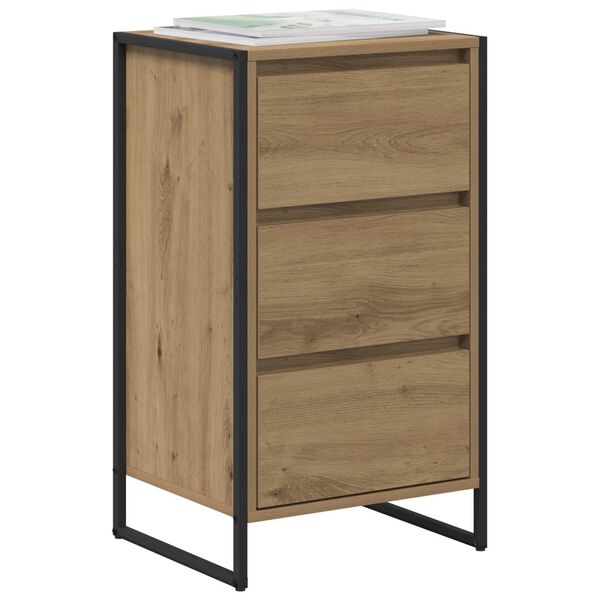 vidaXL Sideboard Artisan eg 42 x 36 x 75.5 cm Konstrueret tr&aelig;