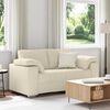 vidaXL Sofa Beige 160 x 77 x 82 cm Linned-blandet stof
