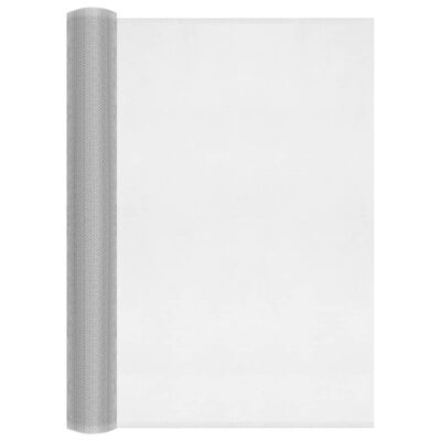 vidaXL net 60x500 cm aluminium sølvfarvet