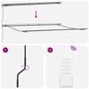 vidaXL Utr&aelig;kkelig Markise Flerfarvet 500 &times; 350 cm Stof og aluminium