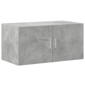 vidaXL v&aelig;gskab 80x42,5x40 cm konstrueret tr&aelig; betongr&aring;