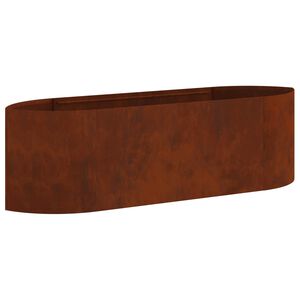 vidaXL H&aelig;vet Havebed Cortenst&aring;l 140 x 40 x 40 cm St&aring;l