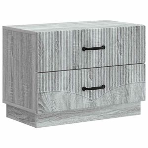 vidaXL Natskab Gr&aring; sonoma-eg 62 x 34,5 x 44,5 cm Konstrueret tr&aelig;