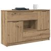 vidaXL Sideboard Artisan Egetr&aelig; 100 x 30 x 65,6 Konstrueret tr&aelig;