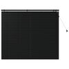 vidaXL Persienner Sort 145 x 130 cm 35 mm Massivt Paulownia Tr&aelig;
