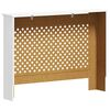 vidaXL radiatorskjuler MDF 112 x 19 x 81,5 cm hvid
