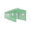 vidaXL Drivhus med op-poppende ramme Gr&oslash;n 290 x 870 x 315 cm Jern