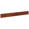 vidaXL Pl&aelig;nekant 30 pcs 100 x 12 cm St&aring;l Rusten