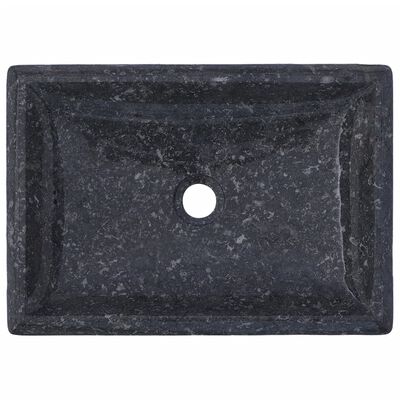 vidaXL håndvask 50x35x10 cm marmor grå