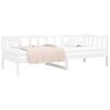 vidaXL daybed uden madras 90x190 cm massivt fyrretræ hvid