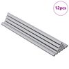 vidaXL Gevind Stang 12 stk. S&oslash;lv 6 x 135 mm St&aring;l