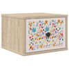 vidaXL V&aelig;gmonteret natbord MAINZ Sonoma-eg 36 x 33 x 25 cm