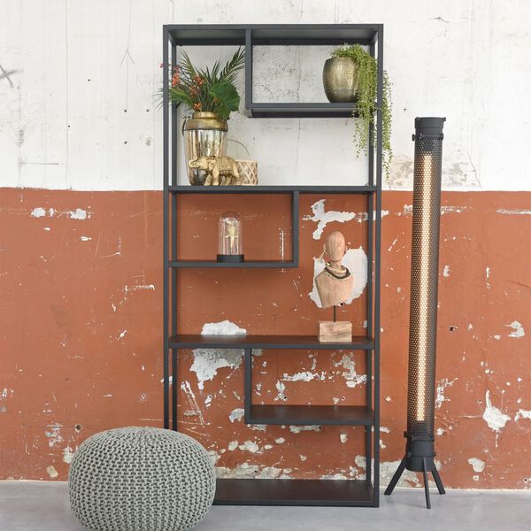 LABEL51 puf strikket bomuld str. M olivengrøn