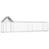 vidaXL h&oslash;nseg&aring;rd 5x1x1,5 m galvaniseret st&aring;l