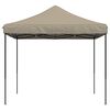 vidaXL Party Tent Gr&aring;brun 292 x 292 x 315 cm Oxford stof