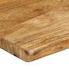 vidaXL bordplade 80x40x3,8 cm naturlig kant massivt mangotr&aelig;