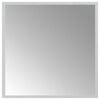 vidaXL LED badev&aelig;relsesspejl Transparent 50 x 50 cm h&aelig;rdet glas
