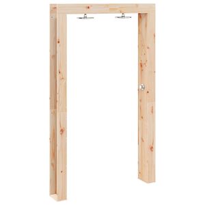 vidaXL Udend&oslash;rs bruser 226 cm Massivt fyrretr&aelig; og rustfrit st&aring;l
