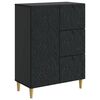 vidaXL Sideboard Sort 66 x 34,5 x 90 cm Konstrueret tr&aelig;