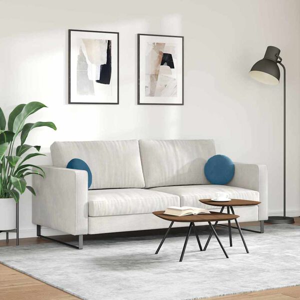 vidaXL S&aelig;depuder 2 pcs Bl&aring; &Oslash; 40 x 13 cm Fl&oslash;jl