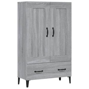 vidaXL skab 70x31x115 cm konstrueret tr&aelig; gr&aring; sonoma-eg