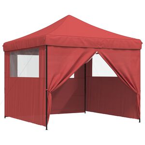 vidaXL Party Tent 292 x 292 x 315 cm Bordeaux Oxford stof