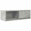 vidaXL tv-bord 80x31x25,5 cm konstrueret tr&aelig; betongr&aring;