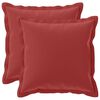 vidaXL Pudebetr&aelig;k 2 stk. HOUTEN Vinr&oslash;d 40 x 40 cm Polyester