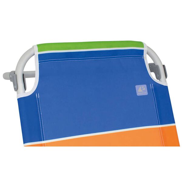 Eurotrail 2-i-1 strandstol Sete stribet flerfarvet