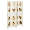 vidaXL Romdivider Panel Hvid 141,5 x 165 cm MDF