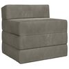 vidaXL Samlebar Sofa Seng Lysegr&aring; 200 x 70 x 15 cm Fl&oslash;jl
