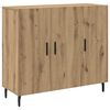 vidaXL Sideboard Artisan Egetr&aelig; 90 x 34 x 80 cm Konstrueret tr&aelig;