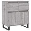 vidaXL sk&aelig;nk 60x35x70 cm konstrueret tr&aelig; gr&aring; sonoma-eg