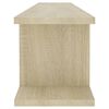 vidaXL væghylder 2 stk. 105x18x20 cm konstrueret træ sonoma-eg