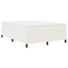 vidaXL Platform sengestel Creme 160 x 200 cm Stof
