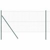 vidaXL Eurohegn Ground Fix 10 x 1,2 m PVC-belagt st&aring;l Gr&oslash;n Mesh