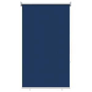 vidaXL Udend&oslash;rs rullesk&aelig;rm 90% UV blok Bl&aring; 80 x 140 cm HDPE