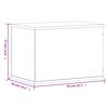 vidaXL displaykasse transparent 56x36x37 cm akryl