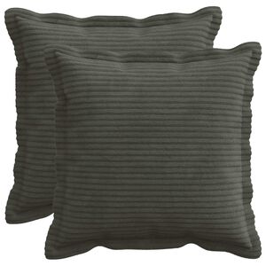 vidaXL Pudebetr&aelig;k 2 stk. HOUTEN Antracit 30 x 30 cm cordfl&oslash;jl