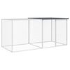 vidaXL kyllingebur med tag antracit 203x98x90 cm galvaniseret st&aring;l