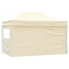 vidaXL Party Tent Creme 280 x 410 x 315 cm Oxford stof