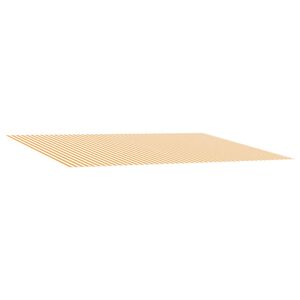 vidaXL Reservedug til markise Gul og Hvid 350 x 250 cm Polyester